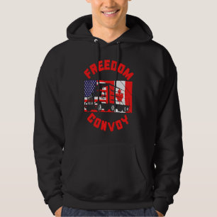 Freedom Convoy 2022 Support Canadian Truckers Cana Hoodie