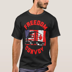 Freedom Convoy 2022 Support Canadian Truckers Cana T-Shirt