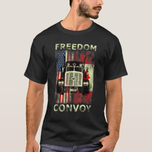 Freedom Convoy 2022 Support Canadian Truckers Mand T-Shirt