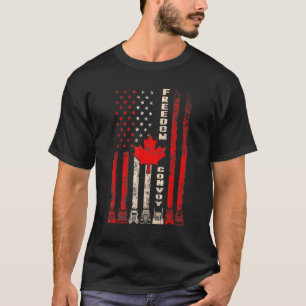 Freedom Convoy 2022 Support Canadian Truckers Mand T-Shirt