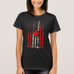 Freedom Convoy 2022 Support Canadian Truckers Mand T-Shirt