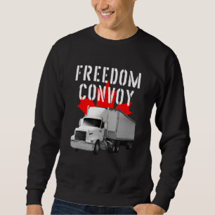 Freedom Convoy 2022 Support Our Truckers Canada US Sweatshirt