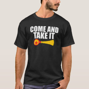 Freedom Convoy Canadian Truckers Horn Canadian Fla T-Shirt