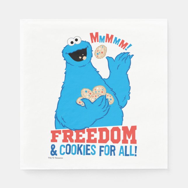 Freedom & Cookies For All! Napkin (Front)