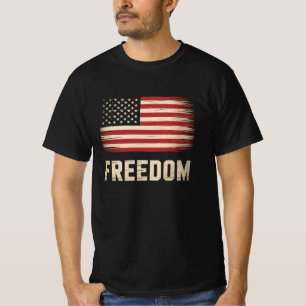 Freedom Costume for Men Women Patriotic T-Shirt