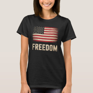Freedom Costume for Men Women Patriotic T-Shirt