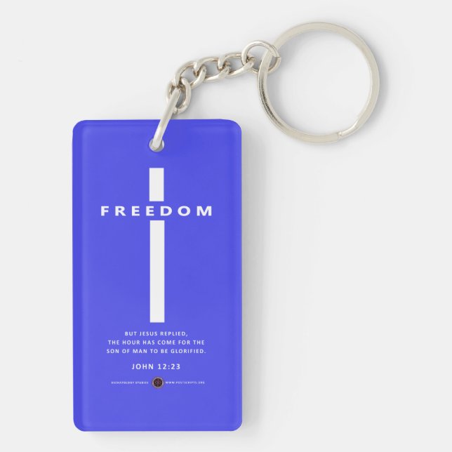 Freedom Cross Key Ring (Back)