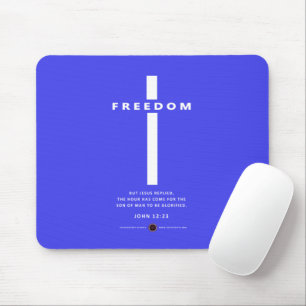 Freedom Cross Mouse Pad