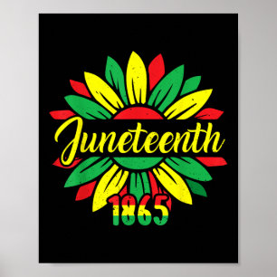 Freedom Day June African American Juneteenth 1865 Poster