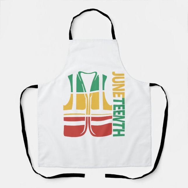 Freedom Day Vest Coworker Swagazon Associate Junet Apron (Front)