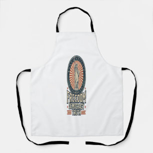 Freedom Democracy Truth Vintage Patriotic Shirt De Apron