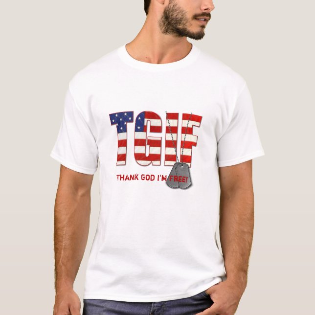 Freedom Dog Tags T-Shirt (Front)
