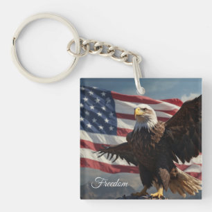 Freedom Eagle Key Ring
