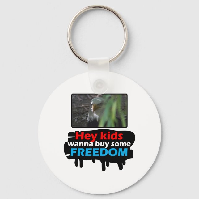 Freedom Eagle Key Ring (Front)