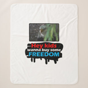 Freedom Eagle Sherpa Blanket