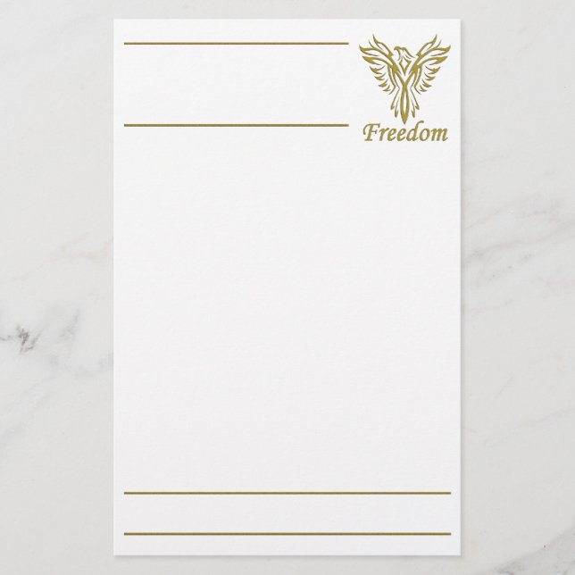 Freedom Eagle stationary Stationery (Front)