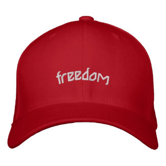freedom embroidered hat