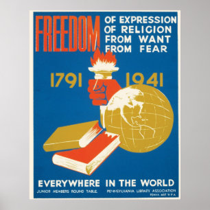Freedom ~ Everywhere in the World Poster
