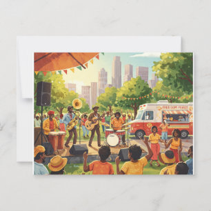 “Freedom Feast”  Juneteenth Postcard