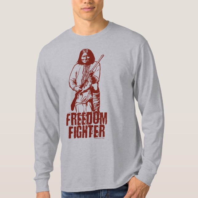 Freedom Fighter Geronimo T-shirt - Customised (Front)