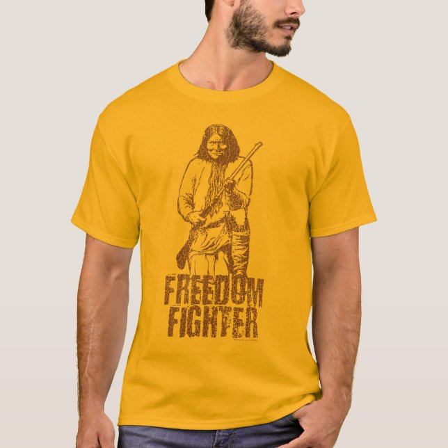 Freedom Fighter Geronimo T-shirt - Customised (Front)