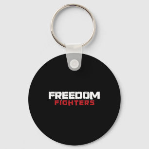 Freedom Fighter Resistance Movement 4th July Indep Key Ring