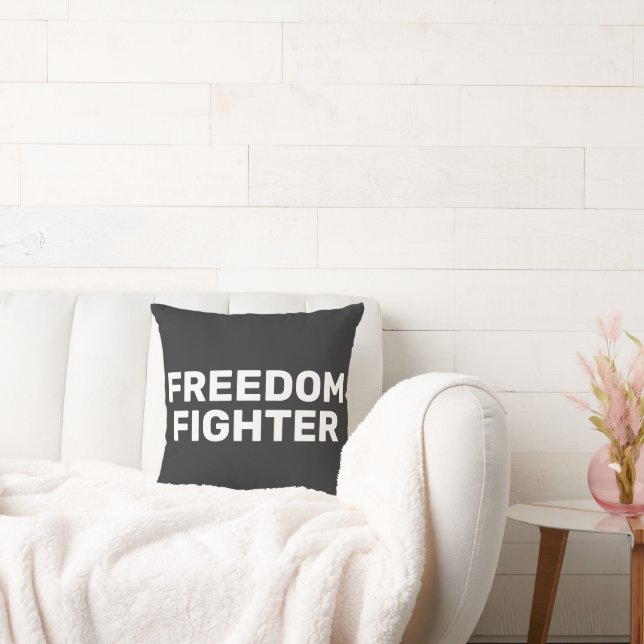 FREEDOM FIGHTER T-Shirt Cushion (Couch)