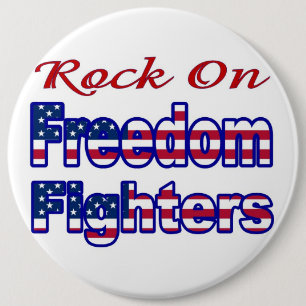 FREEDOM FIGHTERS 6 CM ROUND BADGE