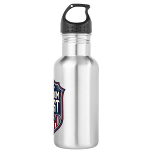 Freedom First USA 1776 Patriotic Shield T-Shirt De 532 Ml Water Bottle