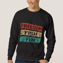 Freedom Fish Fun Rustic Design
