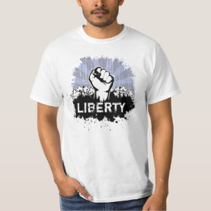 Freedom Fist Grunge T-Shirt