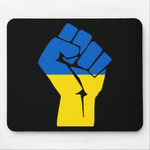 Freedom Fist Ukraine Mouse Pad