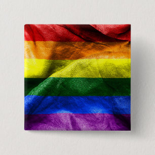 Freedom Flag 15 Cm Square Badge