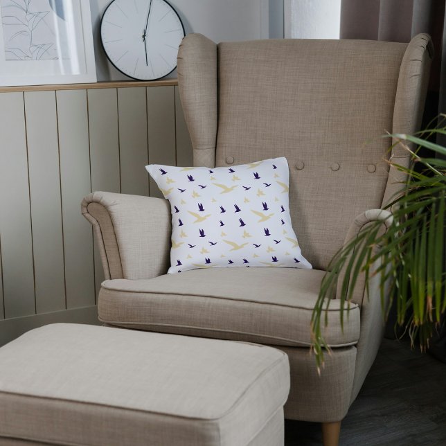 Freedom Flight Bird-Inspired Personalised  Cushion (Creator Uploaded)