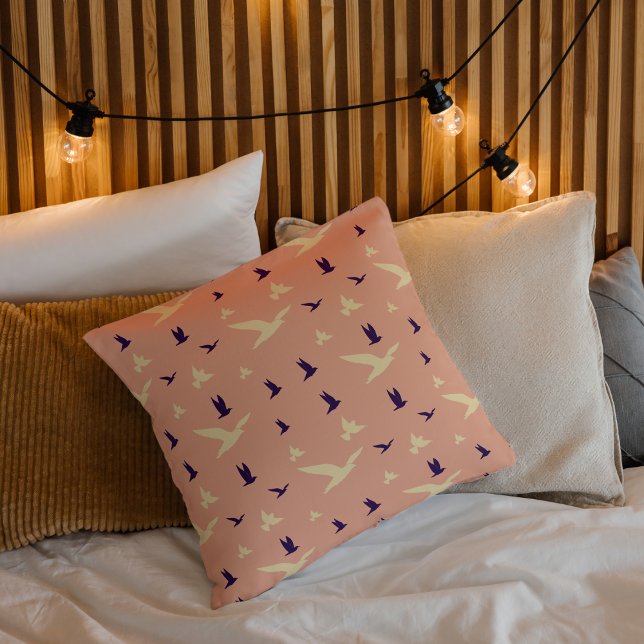 Freedom Flight Bird-Inspired Throw Pillow (Creator Uploaded)