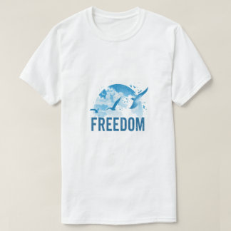 Freedom Flying Birds T-Shirt – Inspirational Natur