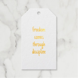 Freedom Foil Gift Tag
