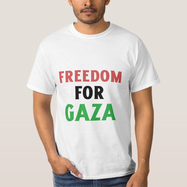 Freedom For Gaza Gaza Genocide  T-Shirt (Front)