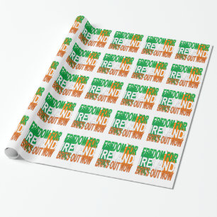 Freedom for Ireland '.png Wrapping Paper