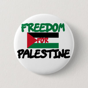 Freedom for Palestine 6 Cm Round Badge
