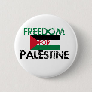 Freedom for Palestine 6 Cm Round Badge
