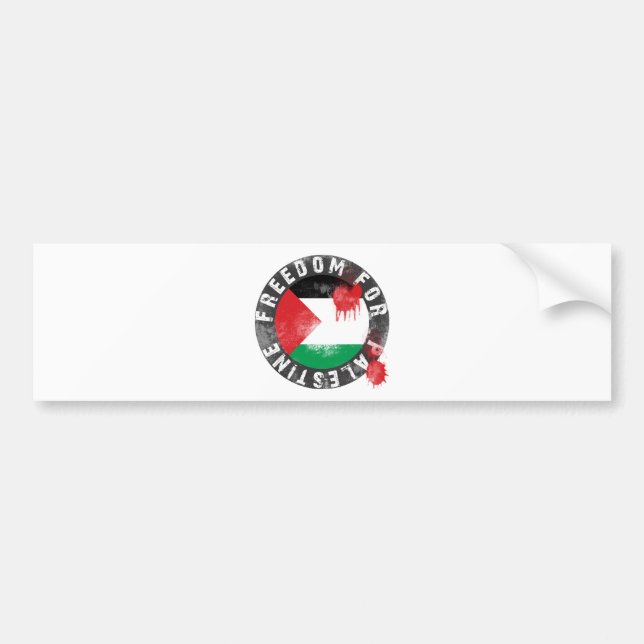 Freedom for Palestine Bumper Sticker (Front)