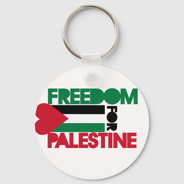 Freedom for Palestine Key Ring (Front)