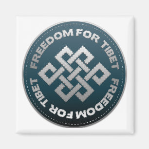 Freedom For Tibet Stitch Magnet