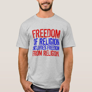 FREEDOM FROM RELIGION T-SHIRT