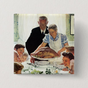 Freedom From Want 15 Cm Square Badge