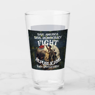 FREEDOM FW FV HG LIBERTY EQUALITY CIVIL RIGHTS X S GLASS