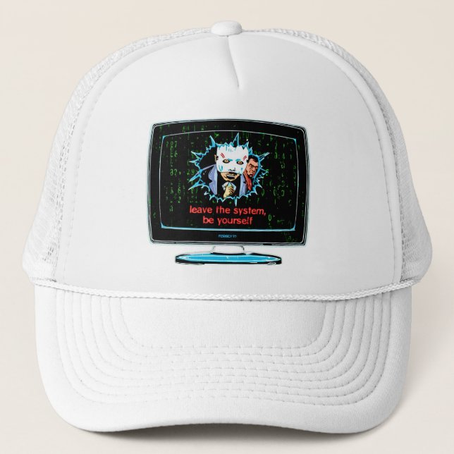 Freedom Gift for Conscious Minds ERROR 777 Trucker Hat (Front)
