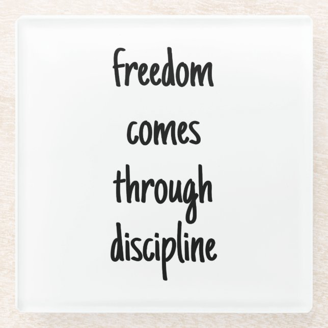 Freedom Glass Coaster (Front)