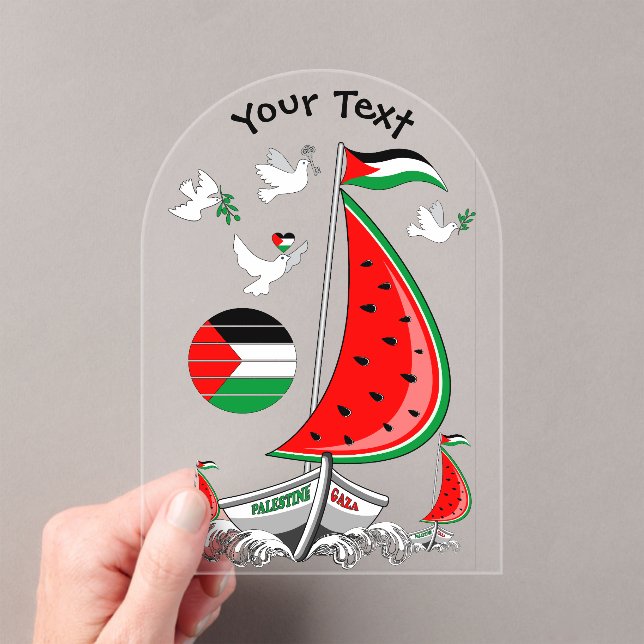 Freedom Global Sumud Flotilla Boats to Gaza Acrylic Invitations (Insitu (Handheld))